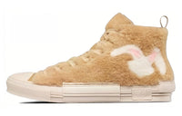 DIOR B23 High Top Erl Beige Shearling With Rabbit Motif