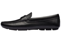PRADA Leather Slip-on Loafers