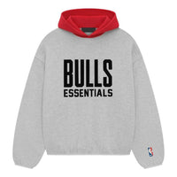 Fear of God Essentials x NBA Bulls Hoodie 'Light Heather' 192AL246304F