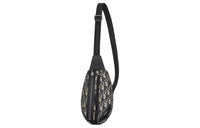 DIOR Scarab Oblique Printed Fabric Crossbody Bag, Shoulder Bag Men's Beige & Black