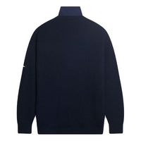 Balenciaga Layered Tromp Loeil Knit Sweater 'Navy' 675274T16118065
