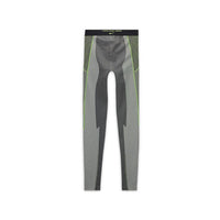 (WMNS) Nike Pro Leggings 'Off-Noir Light Smoke Grey Iron Grey Action Green' DV4015-045