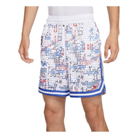 Nike DNA Dri-FIT Basketball Shorts Asia Sizing 'White Multi-Color' FZ0686-100