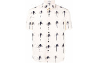 SAINT LAURENT Printed Short-sleeved Shirt