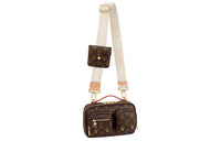 LOUIS VUITTON Utility Crossbody Monogram Brown