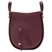 LOEWE Hammock Bright Calfskin One Shoulder Handbag Women's Dark Burgundy