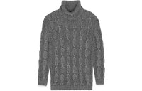 SAINT LAURENT Cable Knit Long Sleeved Jumper
