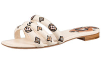 LOUIS VUITTON Appeal Sandals 'White With Black Beige Monogram' Women's