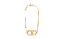 CELINE Triomphe Brass With Finish Bracelet