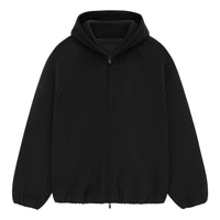 Fear of God Essentials SS25 Relaxed Brushed Hooded Jacket 'Black' 202HO246250F