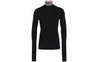 PRADA Logo Intarsia Jacquard High Neck Sweater