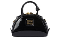 MIU MIU Leather Shoulder Bag, Crossbody Bag, Handbag Women's Black