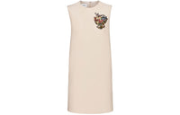 DIOR SS21 Sleeveless Dress Women's Ecru