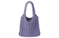 MIU MIU Fabric Tote Bag, Shopping Bag, Shoulder Bag, Handbag Women's Wisteria Purple
