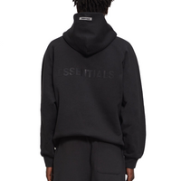 Fear of God Essentials Full Zip Hoodie 'Black' 0192250500183001
