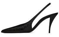 SAINT LAURENT Viper 100mm Slingback Pumps