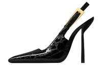 SAINT LAURENT Slim Heel High Heels 11.5cm Women's Black
