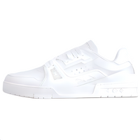 LOUIS VUITTON Trainer Skateboard Shoes Men Low-Top White