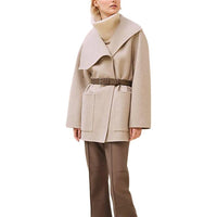 HERMES FW24 Coats Women's Natural Beige