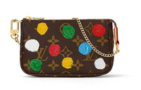 LOUIS VUITTON X Yayoi Kusama Mini Pochette Accessoires Monogram Multicolor