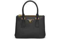 PRADA Saffiano Leather Crossbody Bag Handbag Shoulder Bag Mini Women's Black