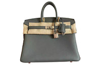 HERMES Birkin Togo Calfskin Birkin Bag Handbags Women's 63 Vert Amande Almond Green