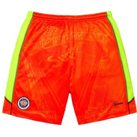 Supreme Jacquard Soccer Shorts 'Orange Yellow' SUP-SS24-294
