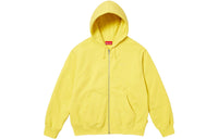 Supreme Small Box Zip Up Hooded Sweatshirt 'Yellow' SUP-FW23-032