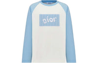 DIOR Sweatshirt Kids' Apparel Long Sleeved T Shirt Blue Kids'