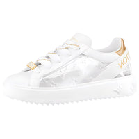 LOUIS VUITTON Time Out Debossed Monogram Transparent Upper White Gold Women's White Pink Socks Included