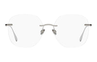 DIOR Eyeglass Frames Unisex Silver