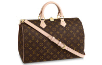 LOUIS VUITTON Speedy Bandouliere Monogram 35 Brown