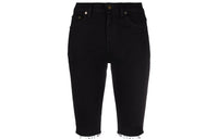 SAINT LAURENT Denim Shorts Women's Black