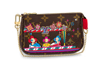 LOUIS VUITTON Pochette Accessories Monogram Vivienne Holiday Mini Rouge Red