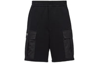 PRADA Triangle Logo Straight Leg Shorts