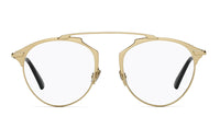 DIOR Eyeglass Frames Unisex Gold