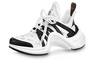 LOUIS VUITTON Archlight 1.0 Sneakers 'White Black With Hollow Monogram' Women's