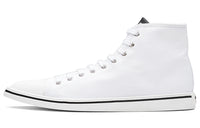 PRADA Canvas Shoes Men High-Top White