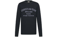 DIOR Quarterly New Products T-Shirts Men Marine Blue