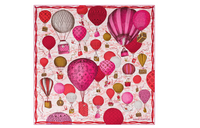 LOUIS VUITTON Silk Scarves Women's Red