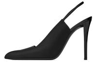 SAINT LAURENT Raven Slim Heel High Heels 11cm Women's Black