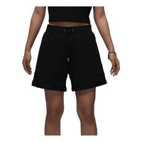 (WMNS) Air Jordan Flight Diamond Fleece Shorts Asia Sizing 'Black' FV7057-010