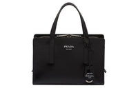 PRADA Re Edition 1995 Brushed Leather Mini Handbag Black