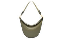 LOEWE Luna Cow Leather With Fabric Shoulder Bag, Handbag, Shoulder Bag Women's Avocado Green
