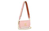 LOUIS VUITTON Lockme Tender Grained Calfskin Handheld Crossbody Bag Shoulder Bag Women's Pink