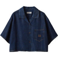 MIU MIU Shirt Women's Marine Blue