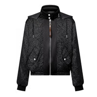 LOUIS VUITTON Monogram Jacquard Zip-Up Jacket