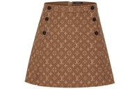 LOUIS VUITTON Casual Short Skirts Women's Brown