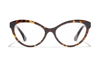 CHANEL Eyeglass Frames Women's Brown
