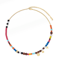 LOUIS VUITTON Metal, Brass, Wooden, Resin Necklaces Unisex Multicolor